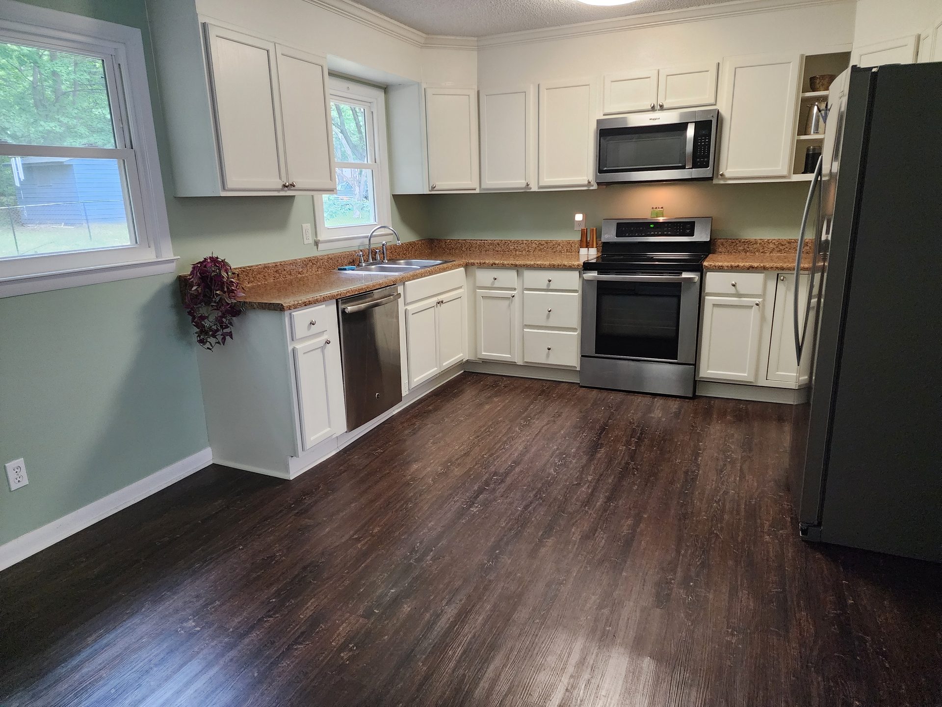 Dining and kitchen area