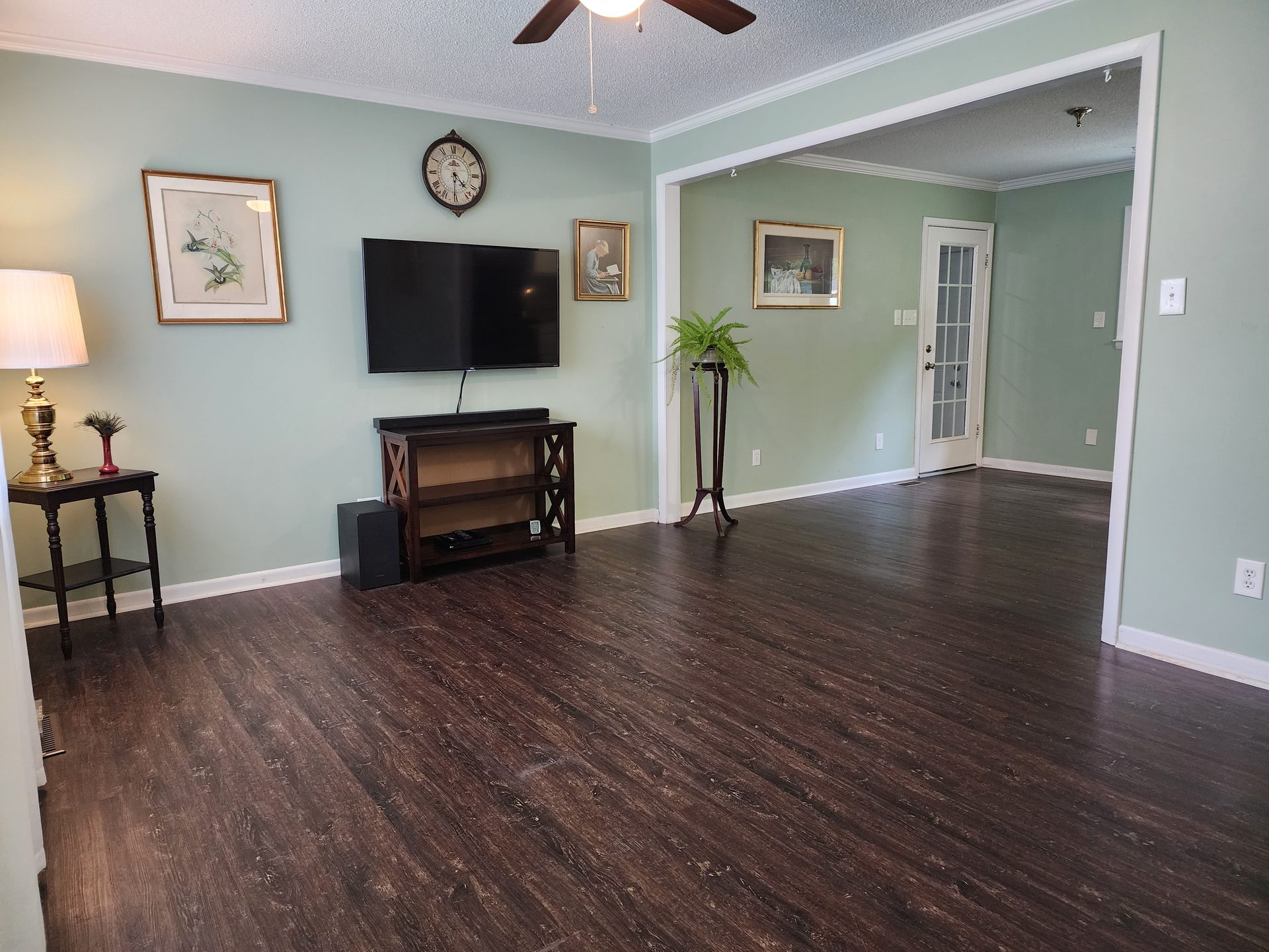 Living and dining area